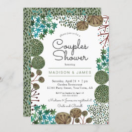 Trees Woodland Forest Couples Shower | Uitnodiging