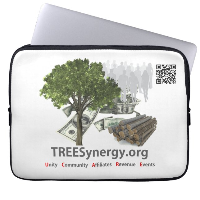 TREESynergy - laptophoes van 13 inch Laptop Sleeve (Voorkant)