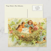 Treetop Tea Party Briefkaart (Voorkant / Achterkant)