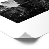 Treeview Yosemite Zwart-wit Fotografie Poster (Hoek)
