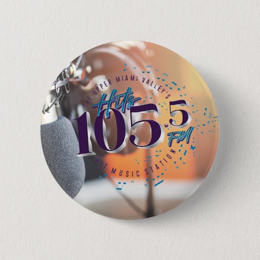Tref de Pin Ronde Button 5,7 Cm (Voorkant)