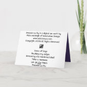 Tref te vliegen voorbereidingen kaart (Achterkant)