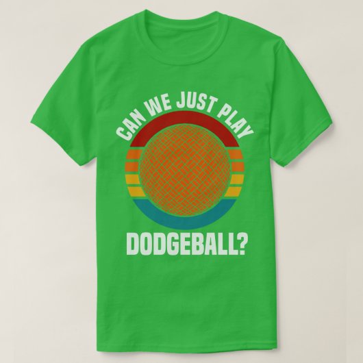 trefbal kunnen we gewoon trefbal spelen t-shirt (Design voorkant)