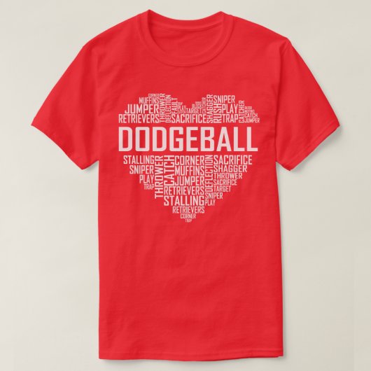 trefbalhart t-shirt (Design voorkant)