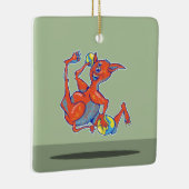 trefbalmonster keramisch ornament (Rechts)