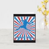  trefbalspeler rood wit blauw strepen su kaart (Gele Bloem)