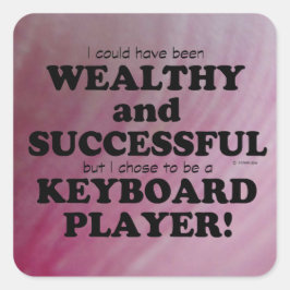 Trefbordrijk en geslaagd vierkant Sticker