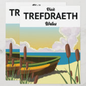 Trefdraeth zeereisposter briefhoofd (Voorkant / Achterkant)