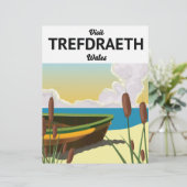 Trefdraeth zeereisposter briefhoofd (Staand voorkant)
