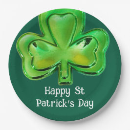 Trefdubbel St. Patrick's Day papieren borden Bordje