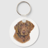 Trefelement: Chesapeake Bay Retriever Sleutelhanger (Voorkant)
