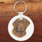 Trefelement: Chesapeake Bay Retriever Sleutelhanger (Voorkant)