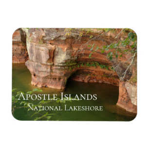 Trefgat Arch, Apostle Islands National Lakeshore Magneet