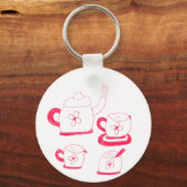 Trefring voor de Button van Tea Time Sleutelhanger (Voorkant)