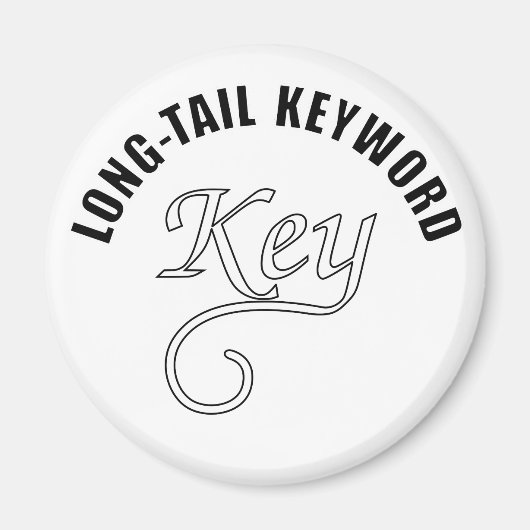 Trefwoordtekst op lange afstand magneet (Voorkant)