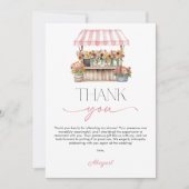 Trefzek uit de Markt Bruidsmeisjesfeest Bedankkaart (Voorkant)