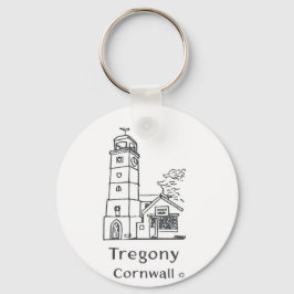 Tregony Clocktower Keyring Sleutelhanger