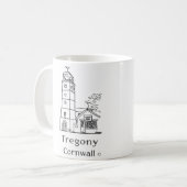 Tregony Clocktower-Mok Koffiemok (Voorkant links)