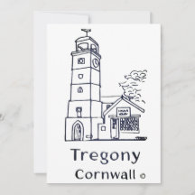 Tregony klokkentoren kaart