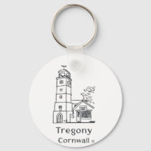 Tregony Klokkentoren Sleutelhanger