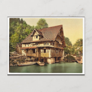Treib, alet op het meer, Lucerne, Zwitserland c Briefkaart