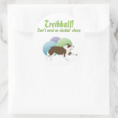 Treibball - Geen stink'n schapen nodig Ronde Sticker (Tas)