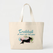 Treibball Grote Tote Bag (Voorkant)