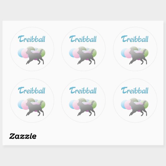 Treibball Ronde Sticker (Vel)
