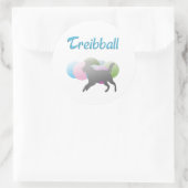Treibball Ronde Sticker (Tas)
