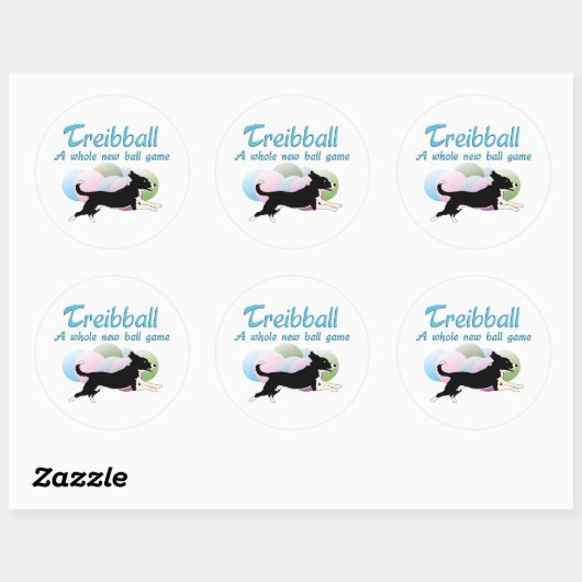 Treibball Ronde Sticker (Vel)