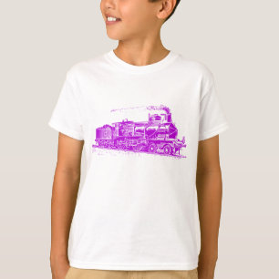 Trein 03 - Paars T-shirt