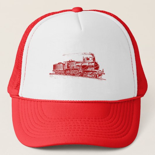 Trein 03 - Robijn Rood Trucker Pet (Voorkant)