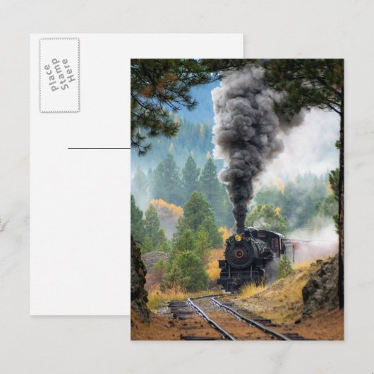 Trein 19 briefkaart (Voorkant / Achterkant)