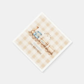 trein 1e verjaardag servet (Hoek)