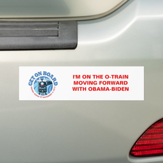 trein - 2012 bumpersticker (Op auto)