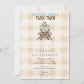  trein 2e verjaardag kaart (Voorkant)