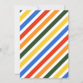 Trein 2e verjaardag uitnodiging - Jongen (Achterkant)