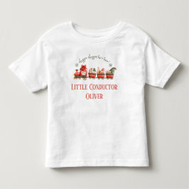 Trein 2e verjaardagsfeestje Kleine Conducteur Kinder Shirts