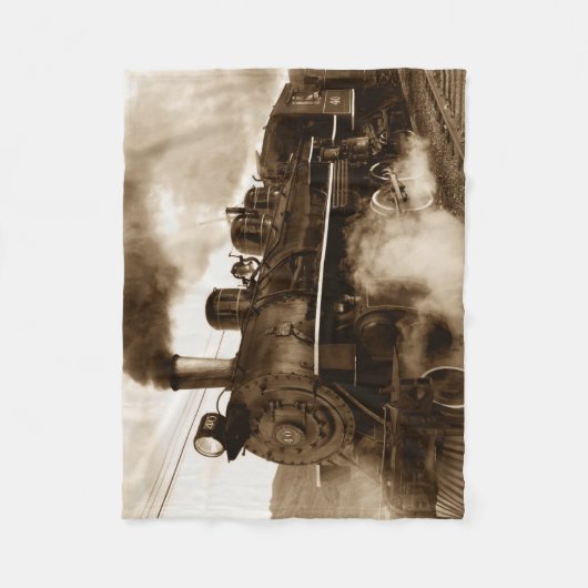 trein 4 fleece deken (Voorkant)