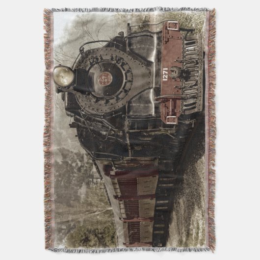 Trein 6-schroefband deken (Voorkant Verticaal)