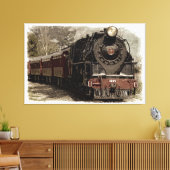 Trein 6 Verpakt Canvas Afdruk (Insitu (Woonkamer))
