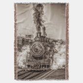 Trein 7 Blanket met schroefdraad Deken (Voorkant Verticaal)
