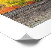 Trein arriveert in Silverton Poster (Hoek)