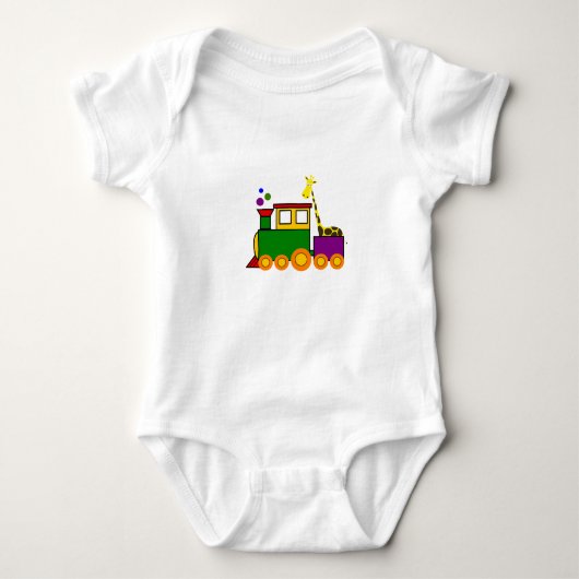 Trein Baby Jersey Rompertje Romper (Voorkant)