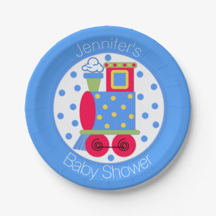 Trein Baby Shower Bord