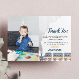 Trein Bedankkaart Locomotief Trein