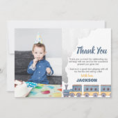 Trein Bedankkaart Locomotief Trein (Voorkant)