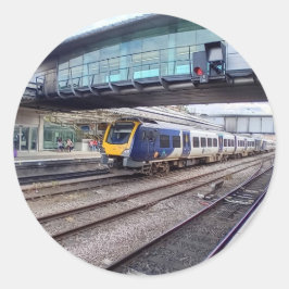 Trein, bij station Sheffield Ronde Sticker