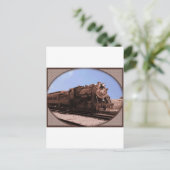 trein briefkaart (Staand voorkant)