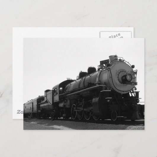 TREIN BRIEFKAART (Voorkant / Achterkant)